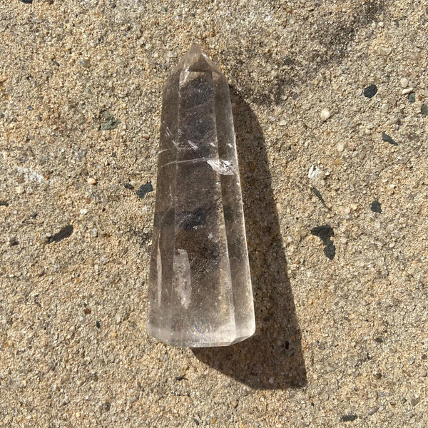 124g Lemurian Quartz Crystal Point for Spiritual Evolution