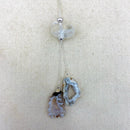 Agate Druzy Dreamer Necklace - East Meets West USA