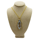 Agate Geode Slice Necklace - East Meets West USA