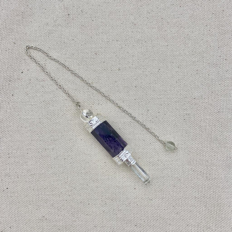 Amethyst Bottle Pendulum