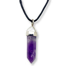 Amethyst Point Pendent Necklace