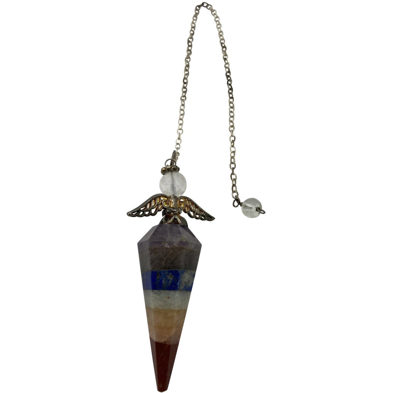 7 Chakra Angel Pendulum