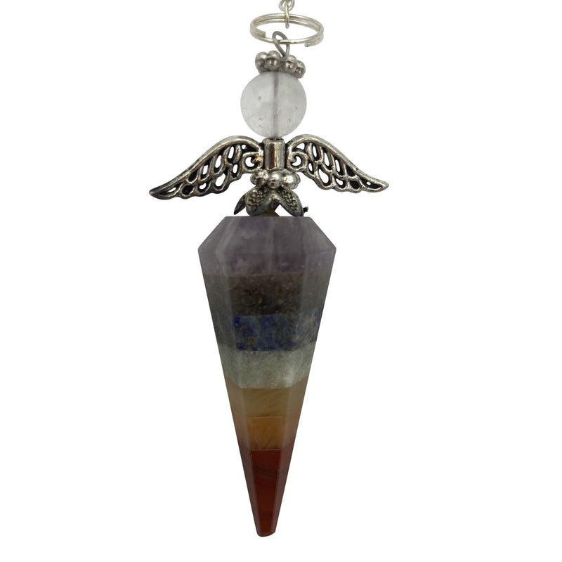 7 Chakra Angel Pendulum