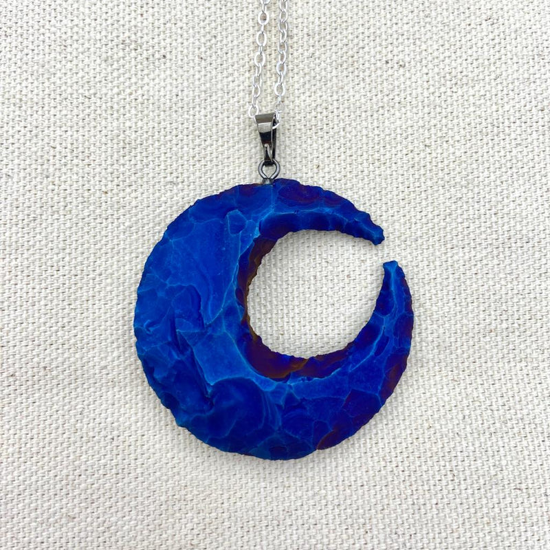 Aura Crescent Moon Necklace