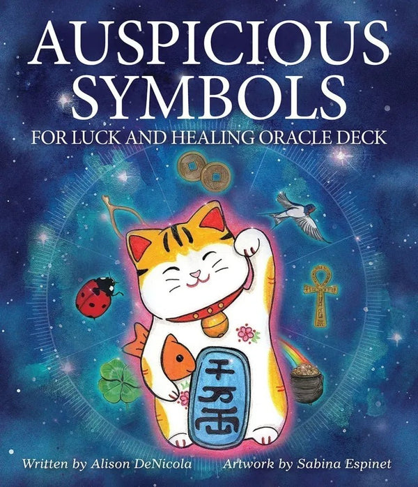 Auspicious Symbols for Luck and Healing Oracle Deck - East Meets West USA