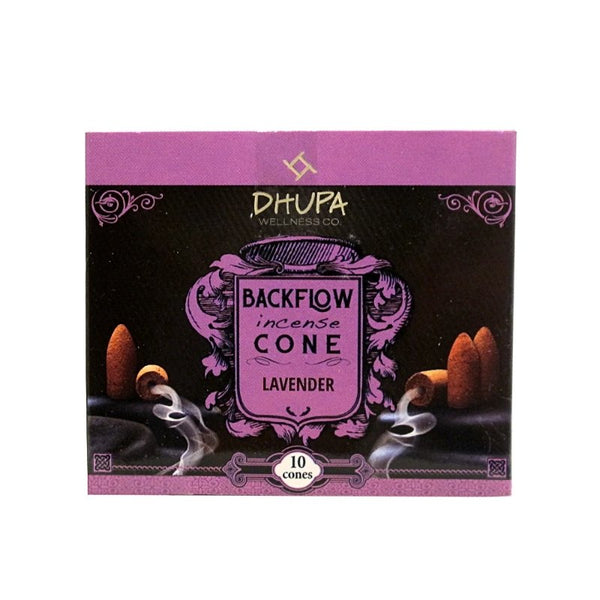 BACKFLOW Lavender Incense Cones