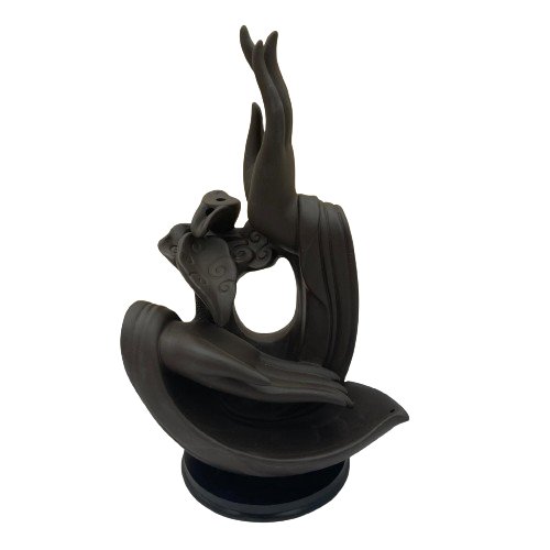 Backflow Lotus Mudra Hand Incense Burner - East Meets West USA