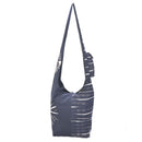 Grey Tie Dyed Hobo Bag