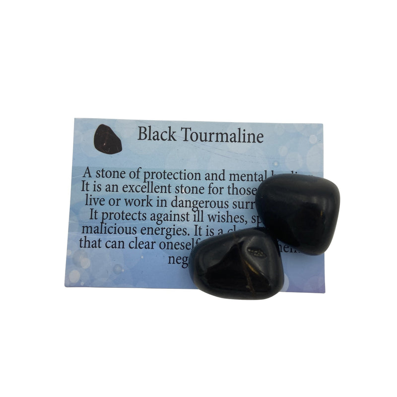 Black Tourmaline Information Card