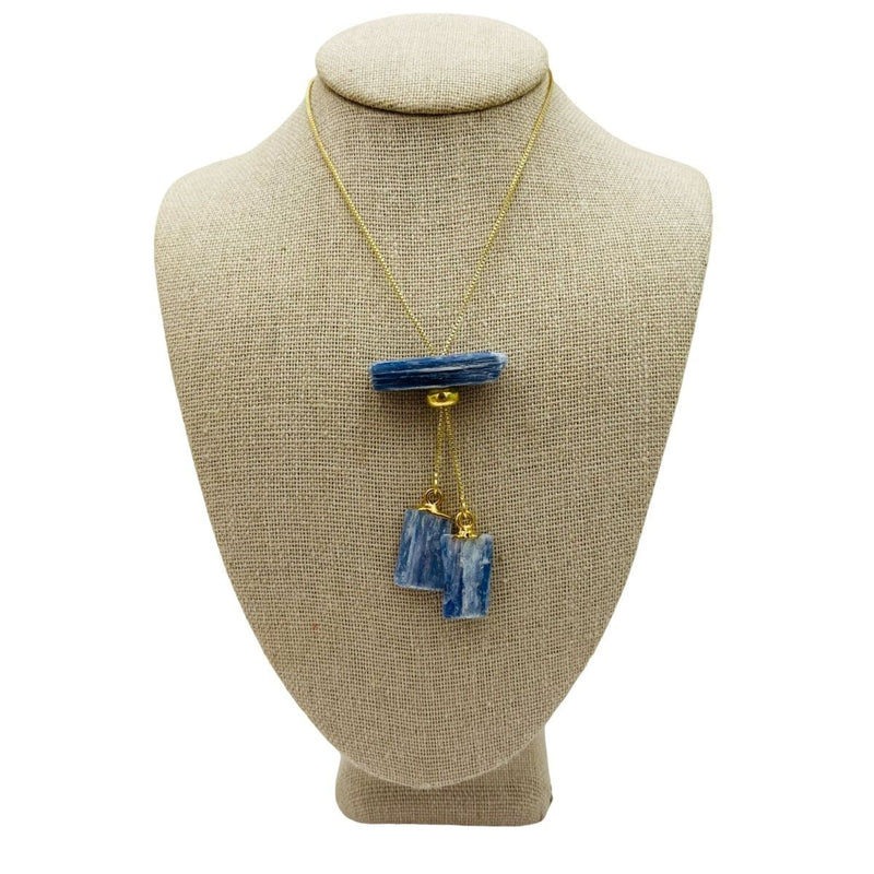 Blue Kyanite Intuition Necklace - East Meets West USA