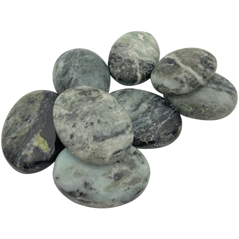 Blue Opal Worry Stone for Emotional Healing