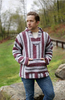 Burgundy Baja Hoodie - East Meets West USA