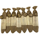Burlap Chakra Incense Set
