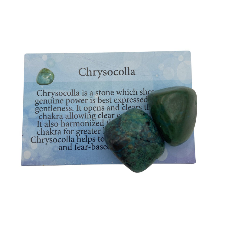 Chrysocolla Information Card