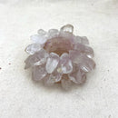 Clear Quartz Point Cluster Candle Holder
