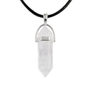 Clear Quartz Point Pendent Necklace - East Meets West USA