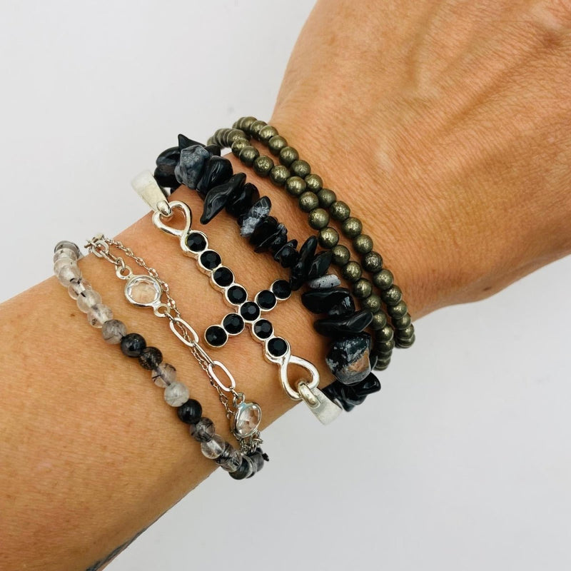 Cross Bracelet Stack - East Meets West USA