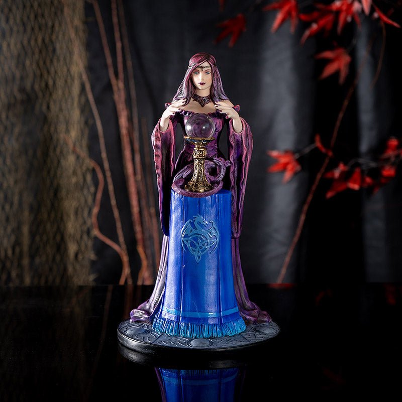 Crystal Ball Witch Figurine - East Meets West USA