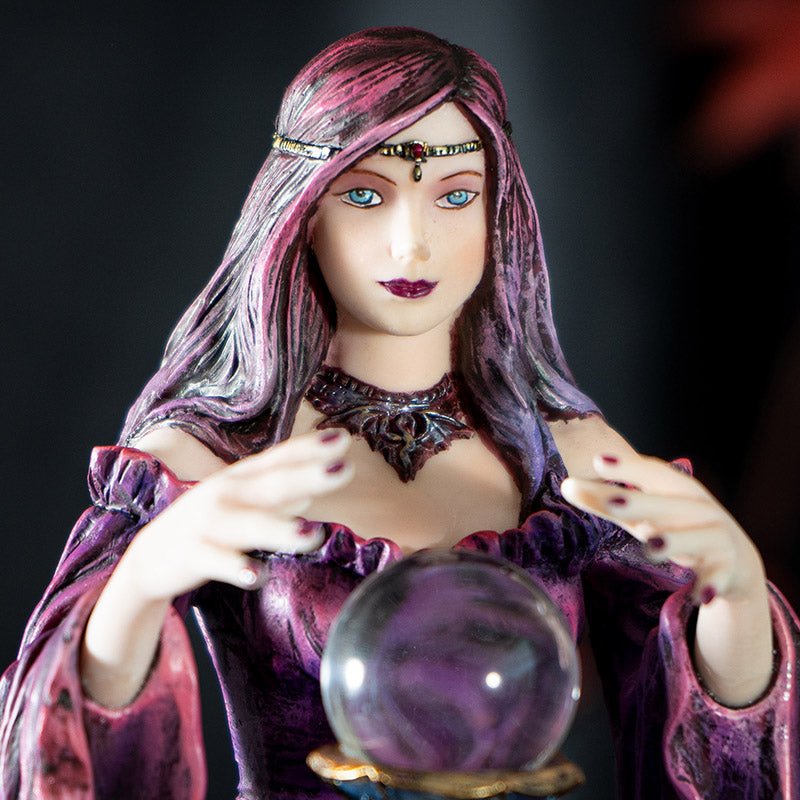 Crystal Ball Witch Figurine - East Meets West USA