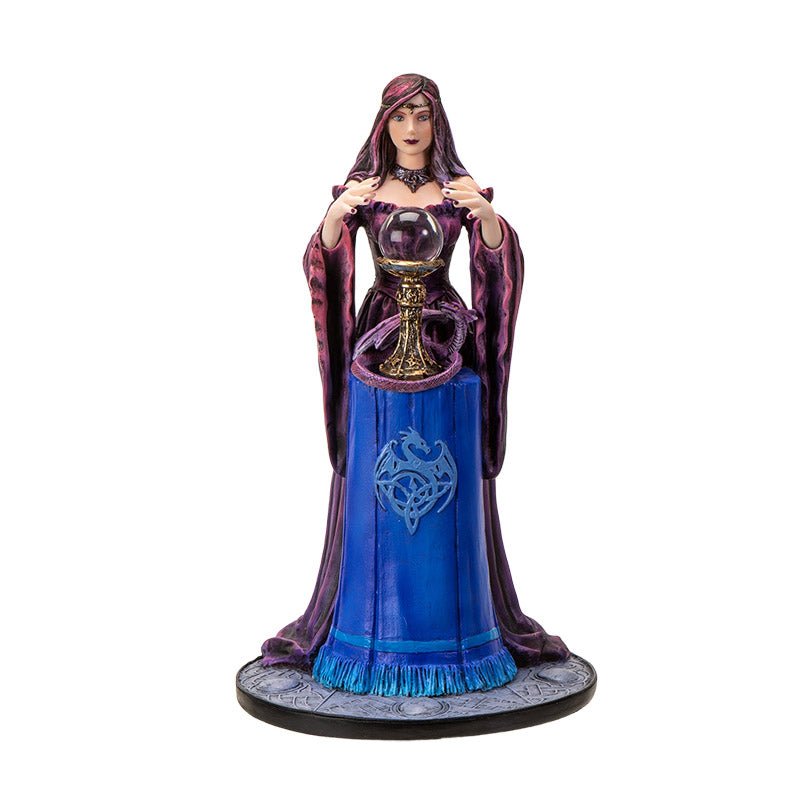 Crystal Ball Witch Figurine - East Meets West USA