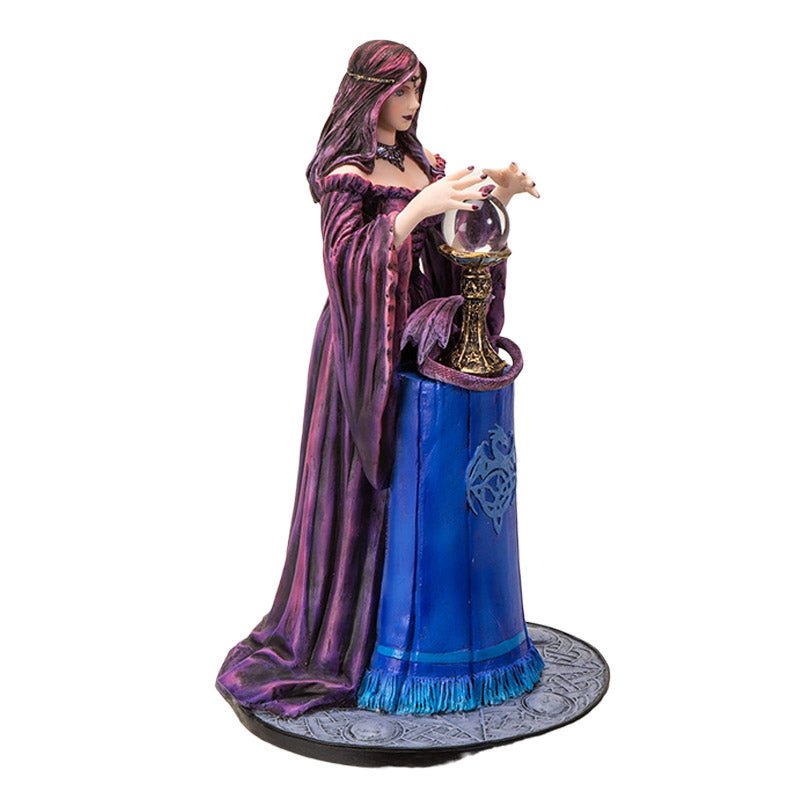 Crystal Ball Witch Figurine - East Meets West USA