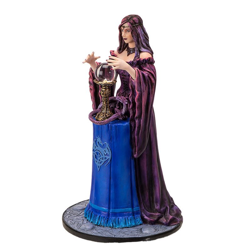 Crystal Ball Witch Figurine - East Meets West USA