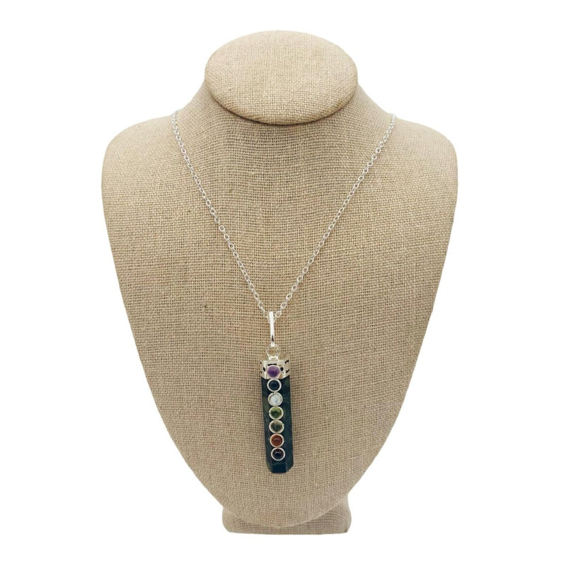 Crystal Chakra Pendent Necklace - East Meets West USA