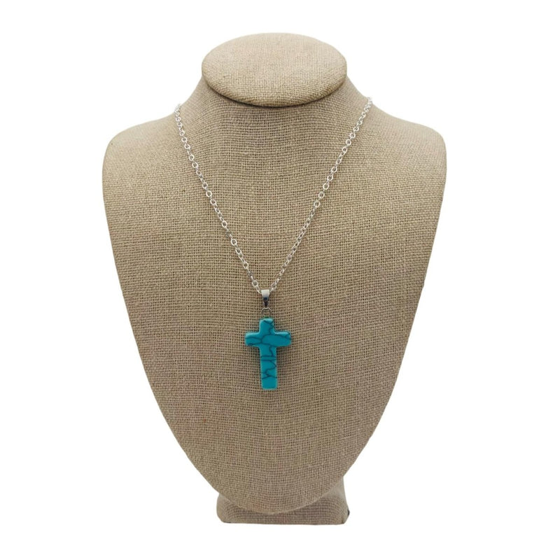 Crystal Cross Necklace - East Meets West USA