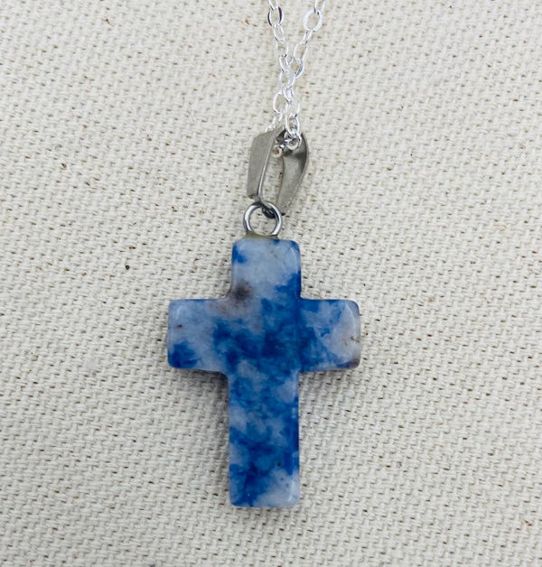 Crystal Cross Necklace - East Meets West USA