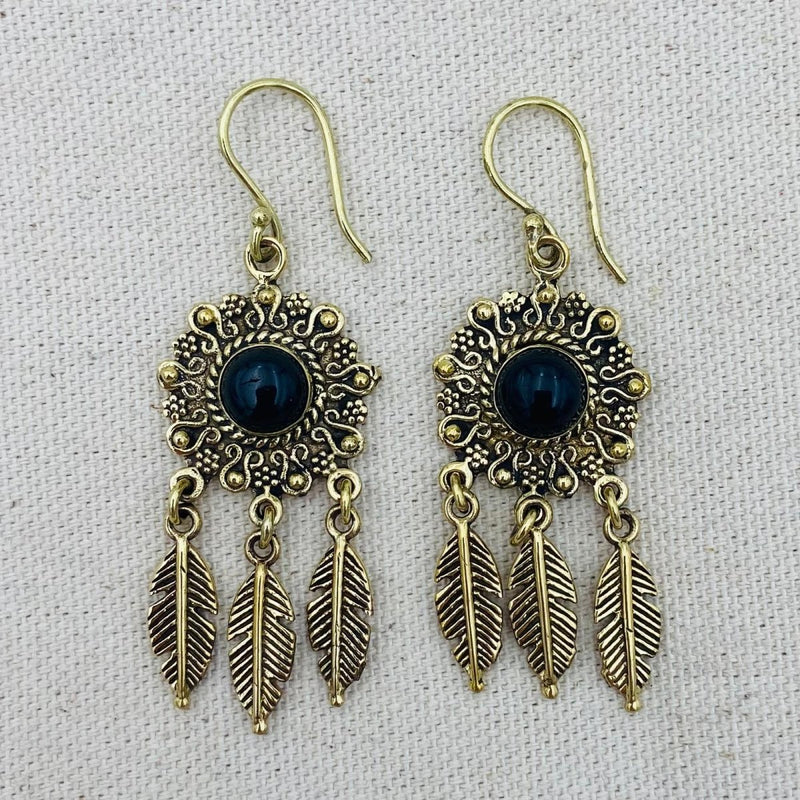 Crystal Dreamcatcher Earrings - East Meets West USA