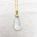 Clear Quartz Pendulum Necklace