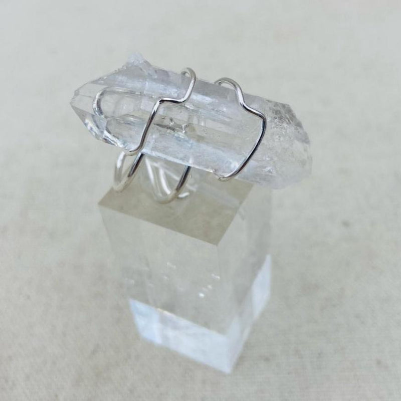 Double Terminated Clear Quartz Ring - East Meets West USA