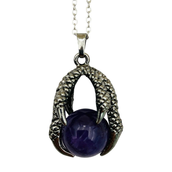 Dragon Claw Necklace w/ Crystal Sphere - East Meets West USA