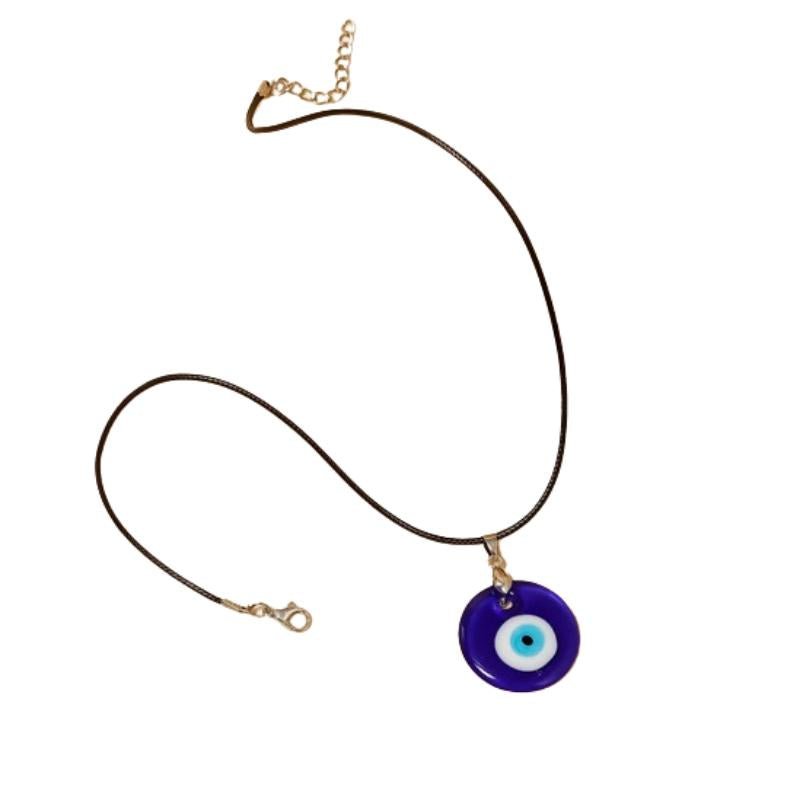 Evil Eye Corded Necklace - East Meets West USA