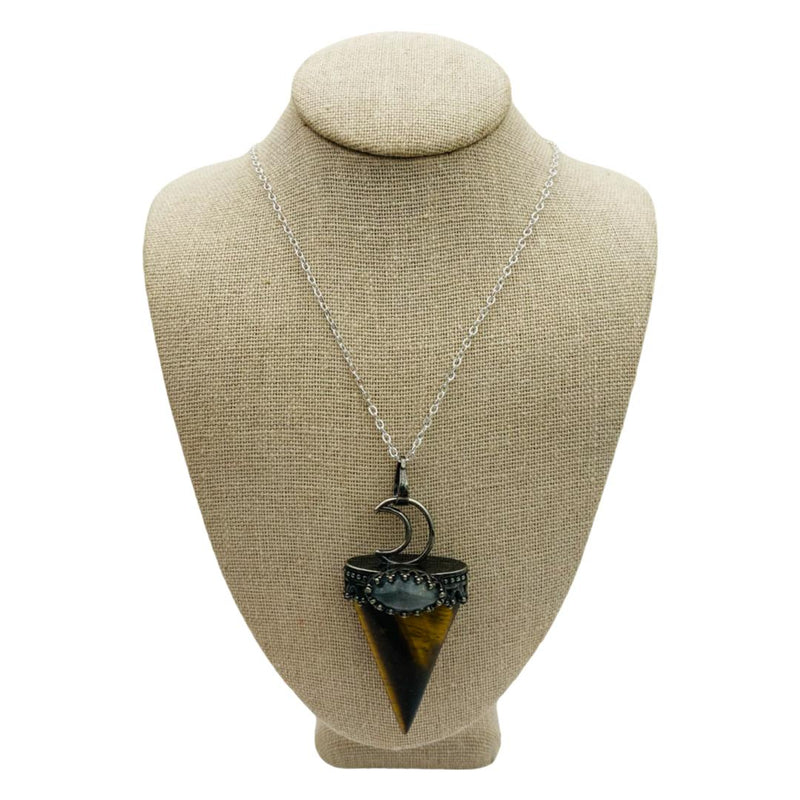 Fancy Moon Crystal Necklace - East Meets West USA