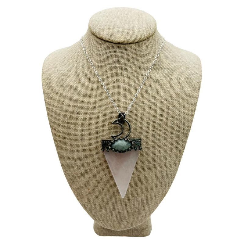 Fancy Moon Crystal Necklace - East Meets West USA