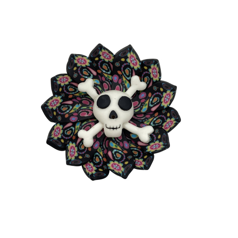 Round Cross Bones Incense Burner