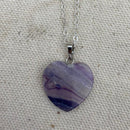 Fluorite Heart Necklace - East Meets West USA