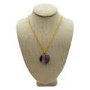 Fluorite Heart Necklace - East Meets West USA