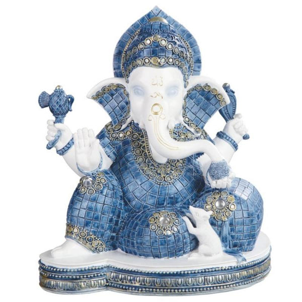 Ganesh w/ Rat Statue - East Meets West USA