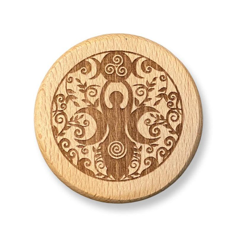 Goddess Engraved Herb Grinder