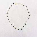 Gold Crystal Chip Necklace - East Meets West USA