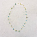 Gold Crystal Chip Necklace - East Meets West USA