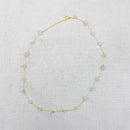 Gold Crystal Chip Necklace - East Meets West USA