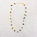 Gold Crystal Chip Necklace - East Meets West USA