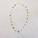 Gold Crystal Chip Necklace - East Meets West USA