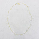 Gold Crystal Chip Necklace - East Meets West USA