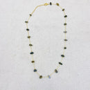 Gold Crystal Chip Necklace - East Meets West USA