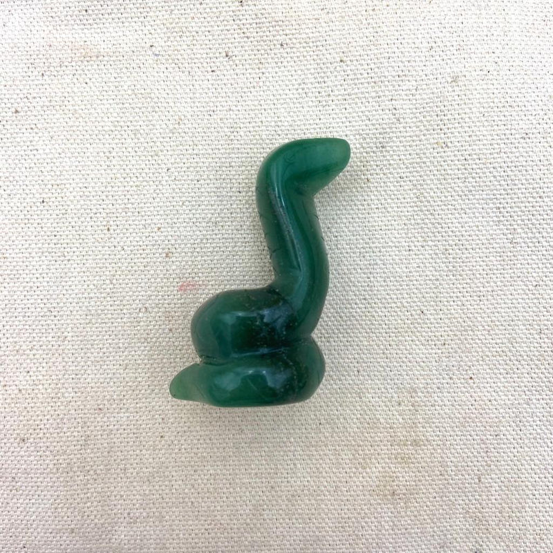 Green Aventurine Crystal Cobra - East Meets West USA