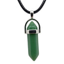Green Aventurine Point Pendent Necklace - East Meets West USA
